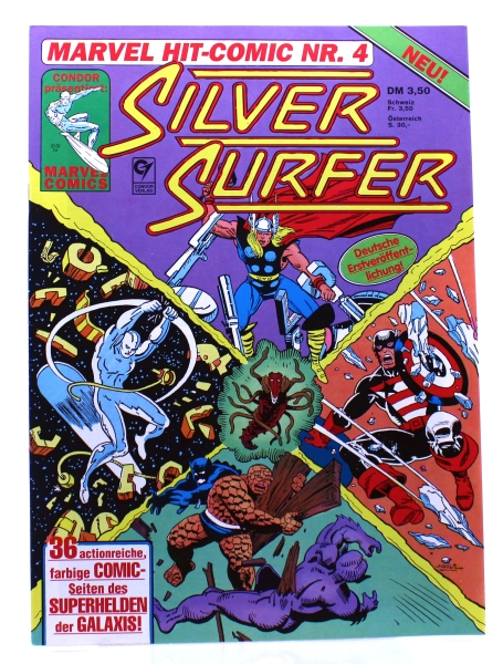 Marvel Hit-Comic Magazin Nr. 4: Silver Surfer "Nackte Angst!" von Condor